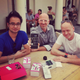 Nexpaq CEO Jason Ko (left), Dan Makoski (center), and Nexpaq co-founder Hubertus Wasmer
